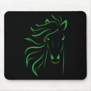 Horse Lover Gifts Womens Equestrian Men Horseback Mouse Pad