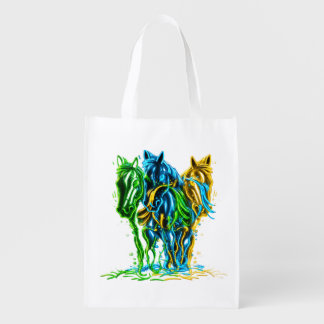 Horse lover grocery bag
