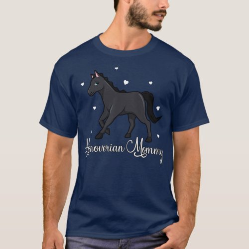 Horse Lover Hanoverian Mommy T_Shirt