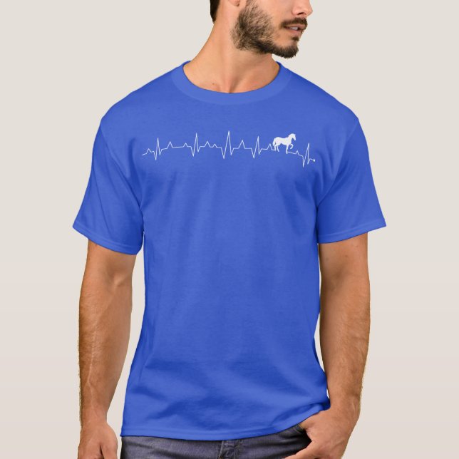 Horse Lover Heartbeat girl T-Shirt (Front)