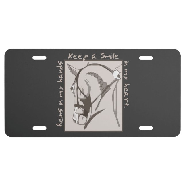 Horse Lover License Plate (Front)