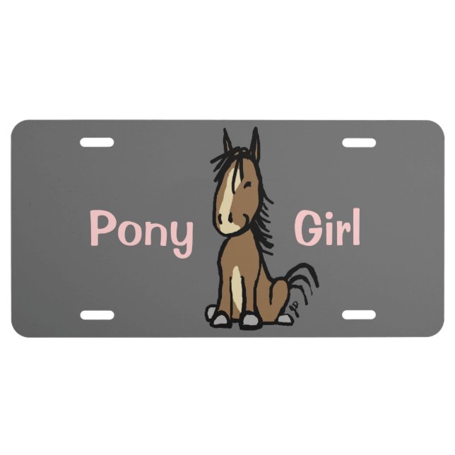 Horse Lover License Plate (Front)