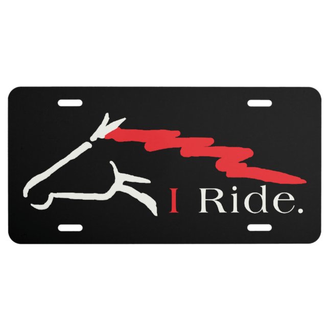 Horse Lover License Plate (Front)