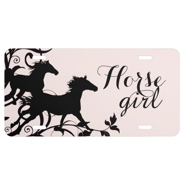 Horse Lover License Plate (Front)