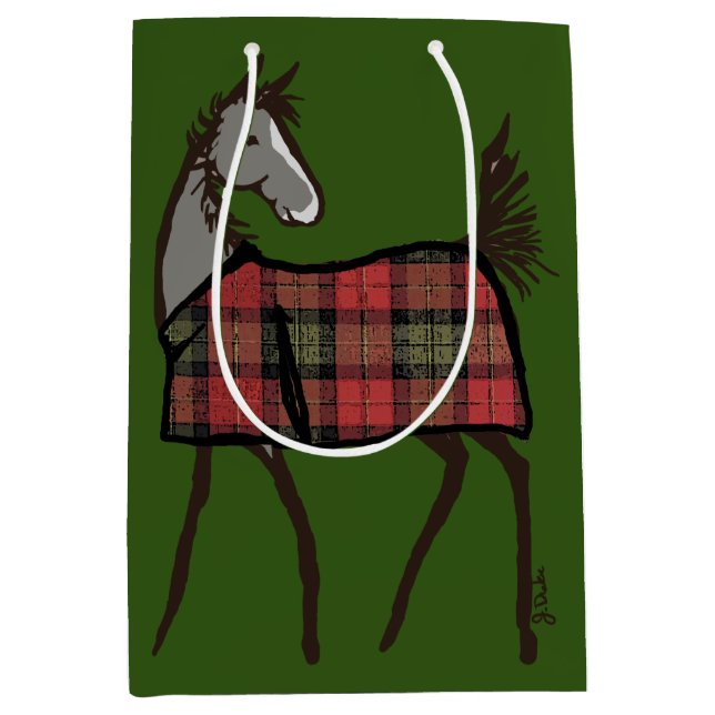 Horse Lover Medium Gift Bag (Front)