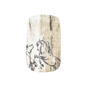 Horse Lover Minx Nail Art