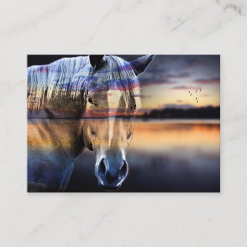 Horse Lover Misticall Horse Business Card