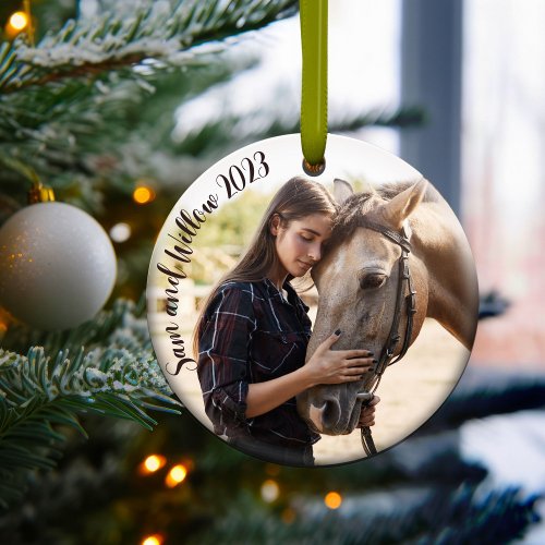 Horse Lover Ornament Gift