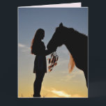 HORSE LOVER OVERSIZED BIRTHDAY CARD FOR HER<br><div class="desc">HORSE LOVER BIRTHDAY GREETING CARD</div>