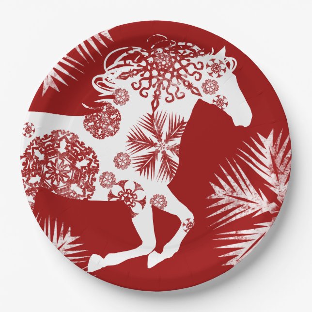 Horse Lover Paper Plates (Front)