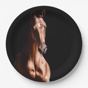 Horse Lover Paper Plates by PaintingPony at Zazzle