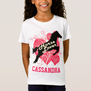 Horse Lover Personalized Cassandra T-Shirt