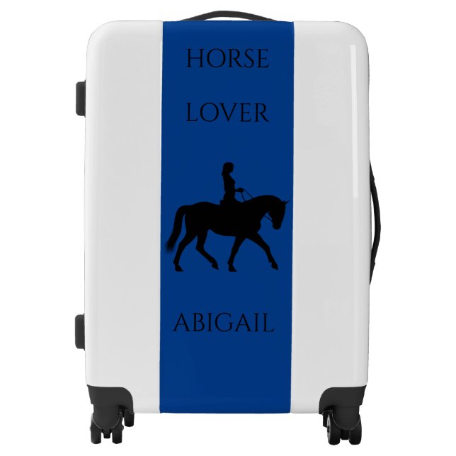 Horse lover personalized luggage. luggage (Front)
