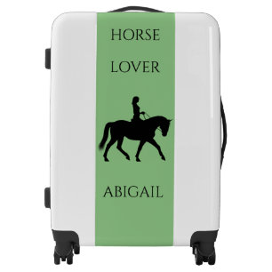 Horse lover personalized luggage. luggage