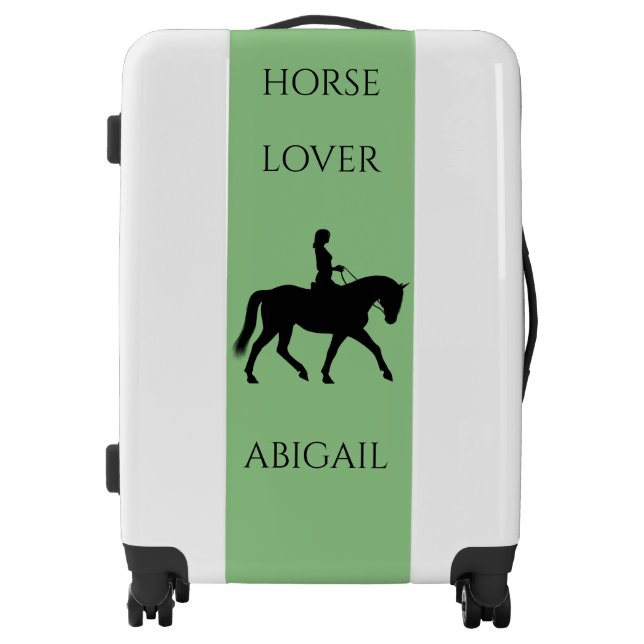 Horse lover personalized luggage. luggage (Front)
