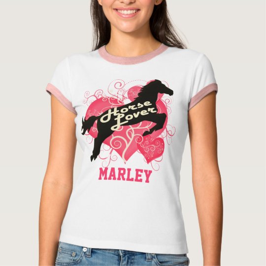 Horse Lover Personalized Marley T-Shirt