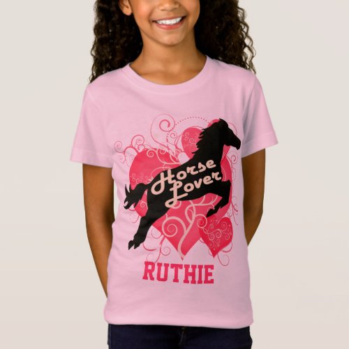 Horse Lover Personalized Ruthie Customized Shirt