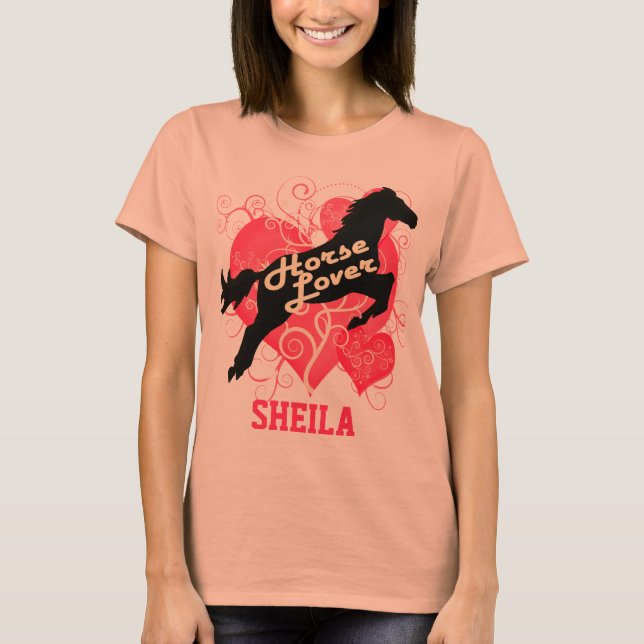 Horse Lover Personalized Sheila Customized Shirt (Front)