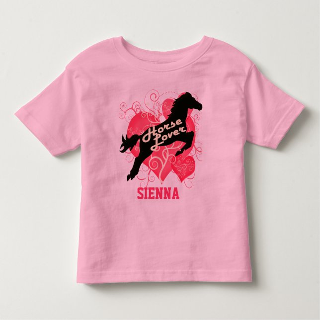 Horse Lover Personalized Sienna Customized Shirt (Front)
