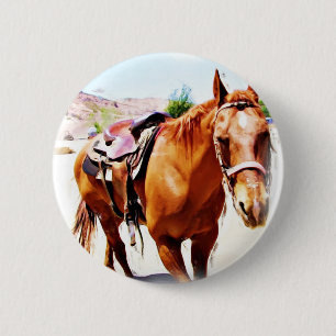 Horse Lover_ Pinback Button
