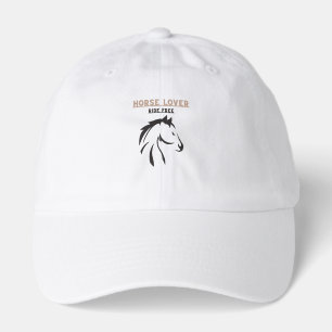 Horse Lover Ride Free Minimalist Horse Head Design Hat