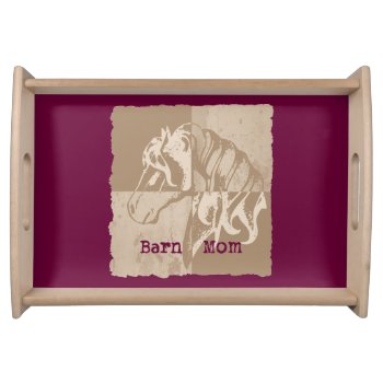 Horse Lover Serving Tray by PaintingPony at Zazzle