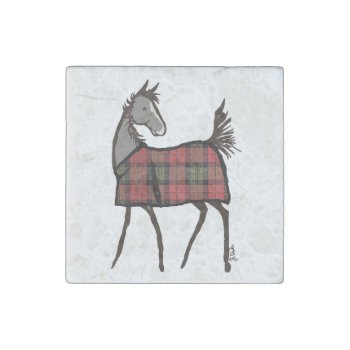 Horse Lover Stone Magnet by PaintingPony at Zazzle