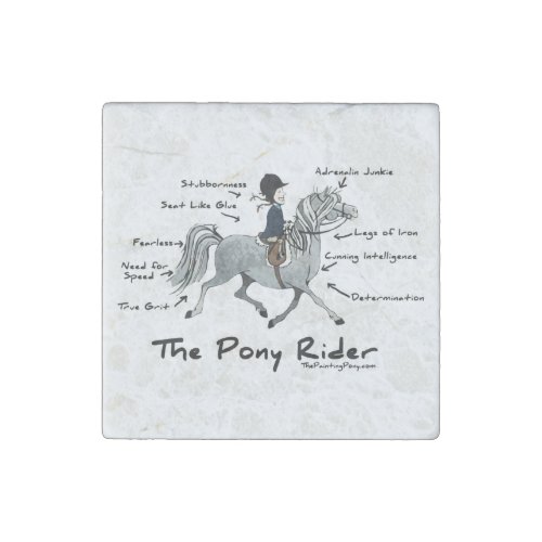 Horse Lover Stone Magnet