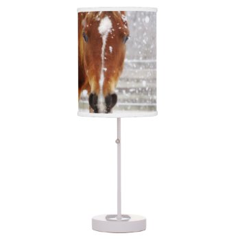 Horse Lover Table Lamp by PaintingPony at Zazzle