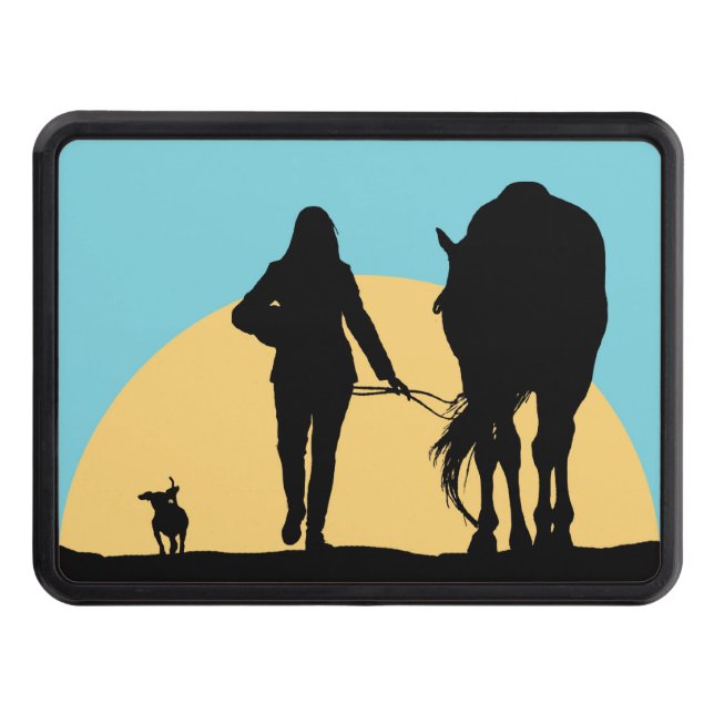 Horse Lover Trailer Hitch Cover (Front)