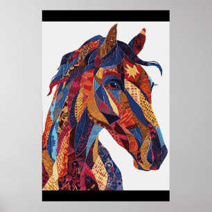 Horse Lover Watercolor Art Poster