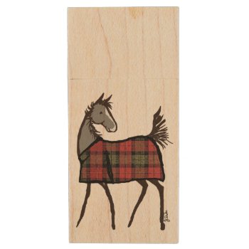 Horse Lover Wood Flash Drive by PaintingPony at Zazzle