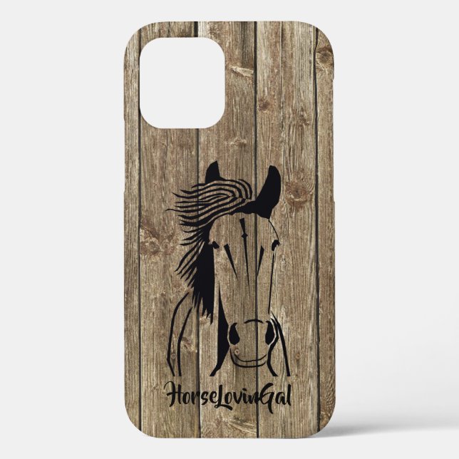 Horse Lover's Apple IPhone 12 (Tough) Phone Case (Back)