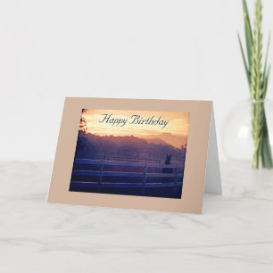 HORSE LOVER'S BIRTHDAY=TO A VERY SPECIAL SOMEONE CARD