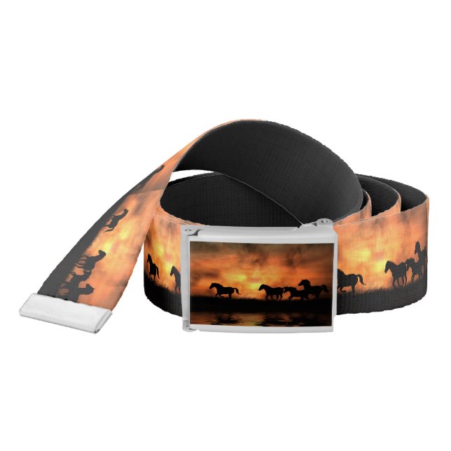 Horse Lover's Country Western Belt (Snake)