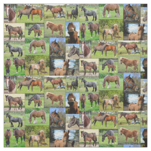 Horse Lover's custom fabric