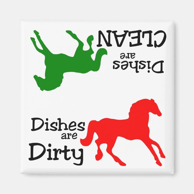 Horse Lovers Dishwasher Magnet (Front)