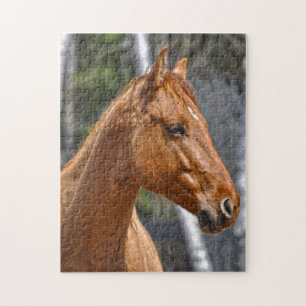 Horse-lover's Equine Animal Design Jigsaw Puzzle