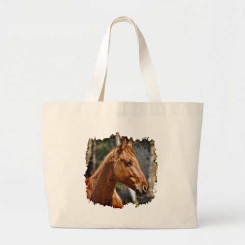 Horse_lovers Equine Animal Design Large Tote Bag