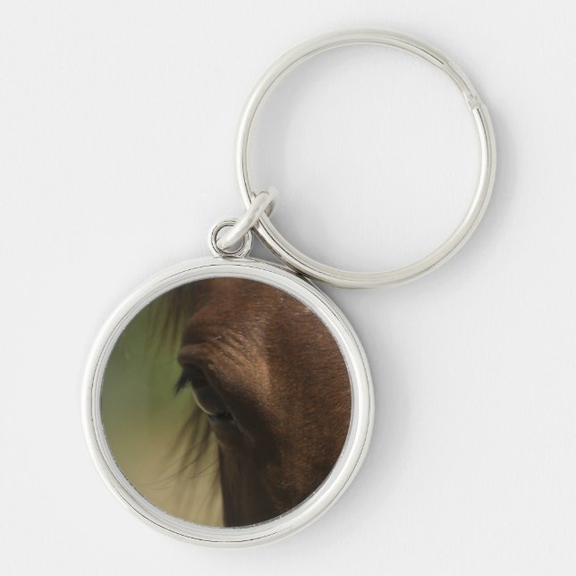 Horse-lover's Equine Animal-lover's Gift Keychain (Front)