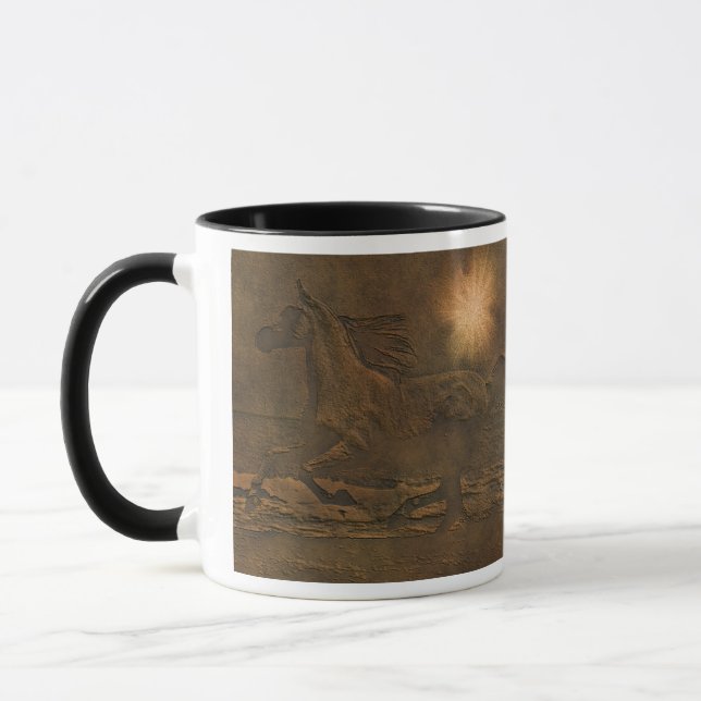 Horse-lover's Equine Animal-lover's Gift Mug (Left)