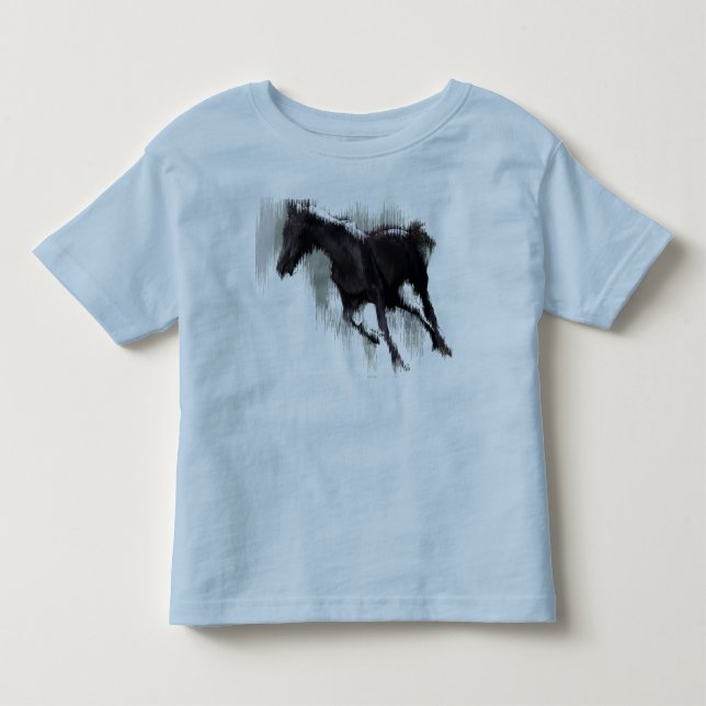 Horse-lover's Equine Animal-lover's Gift Toddler T-shirt (Front)