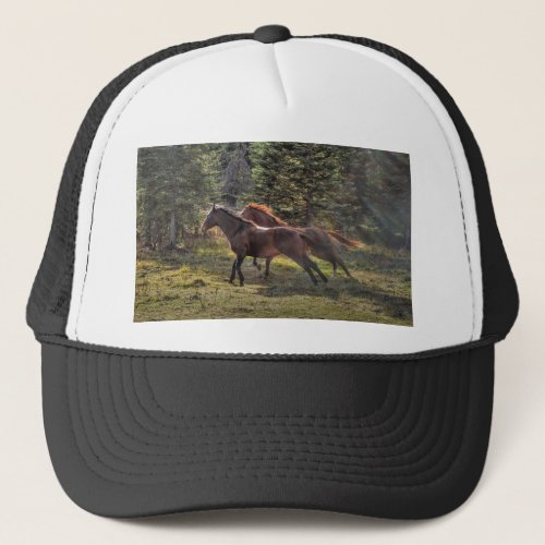Horse_lovers Equine Ranch Horse Photo Trucker Hat