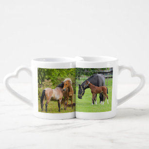 Horse Lovers Funny custom mug set