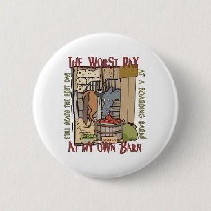 Horse Lovers Gifts Button