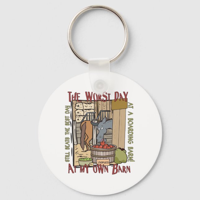 Horse Lovers Gifts Keychain (Front)