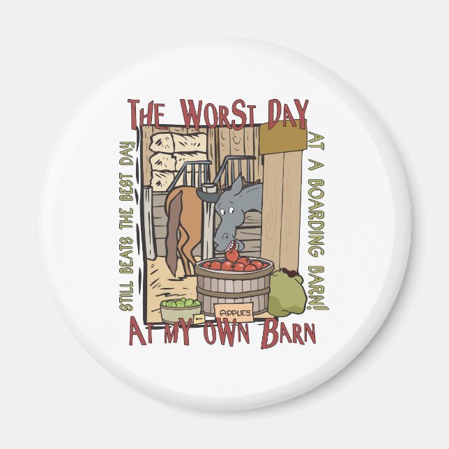 Horse Lovers Gifts Magnet (Front)