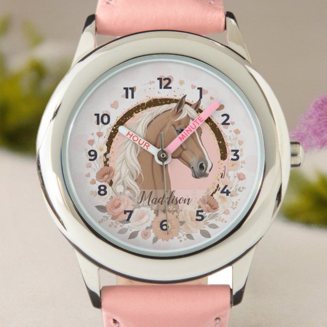 Horse Lovers Haflinger  Watch (Celebrate in style with this charming birthday invitation featuring a beautiful horse design. 
)
