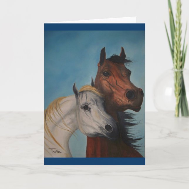 Horse Lovers Holiday Card (Front)
