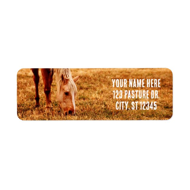 HORSE LOVERS LABEL (Front)